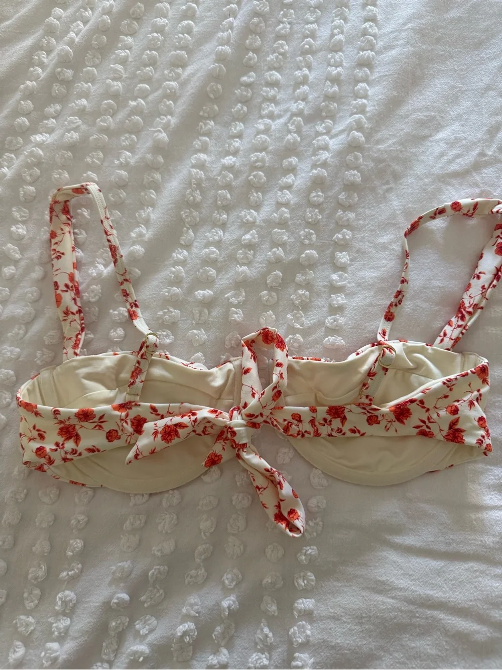 Monday Swimwear Cala Rojas Bikini top - sunrise floral NWOT